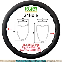 700C Waved Wavy Carbon Rim 28mm Wide 24Hole 45-50mm 55-60mm Deep Disc or Basalt High TG V Rim Brake UD Marble SL Light Wheel