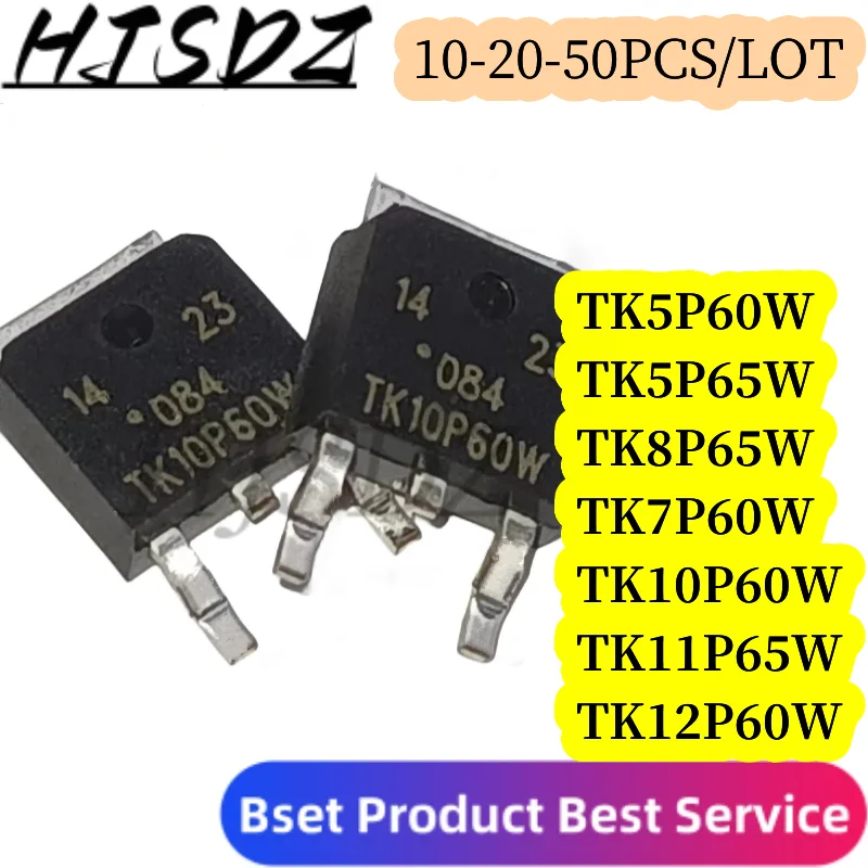 

10-20-50PCS/LOT TK5P60W TK8P65W TK7P60W TK5P65W TK10P60W TK11P65W TK12P60W TO-252 IC