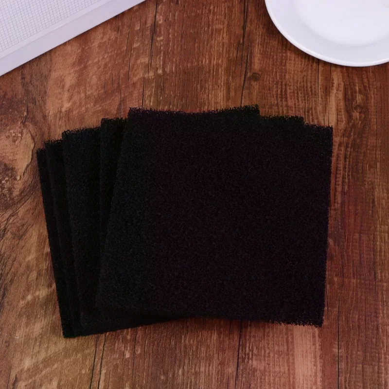 5Pcs 13*13*1CM Universal Black Activated Carbon Foam Sponge Air Filter Impregnated Sheet Pad Filter Sponge Pads
