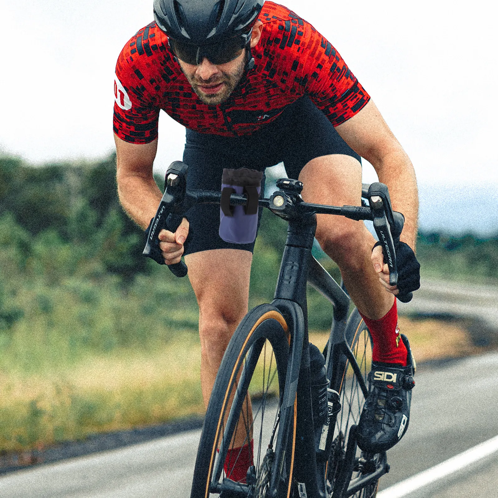 

Портативный чехол-держатель для бутылки с водой на велосипед, легкий, на шнурке, для активного отдыха, аксессуар для велоспорта