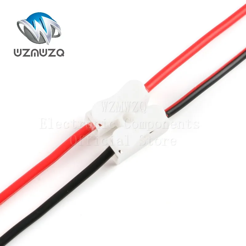 10PCS CH-1 CH-2 CH-3 Spring Wire Quick Connector 2P 3Pin Electrical Crimp Terminals Block Splice Cable Clamp Easy Fit Led Strip