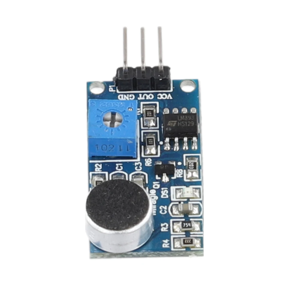 Sensore di controllo del suono DC 4-6V Modulo sensore audio LM393 Interruttore a fischio Rilevamento sensore microfono audio per kit fai da te Arduino