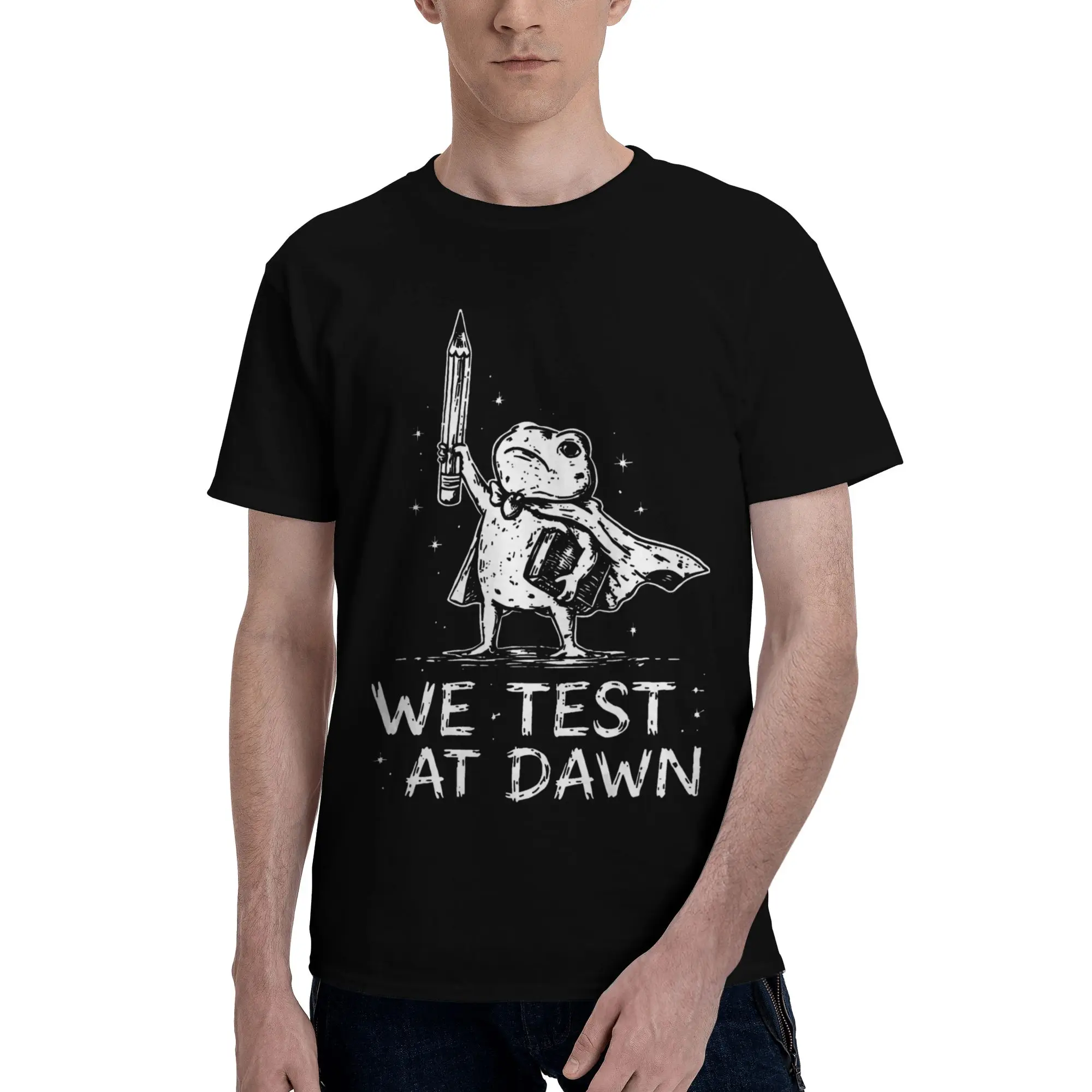 All Seasons WE Test AT Dawn T Shirt for Men Women  Cotton Tee Shirt Short Sleeve Tops