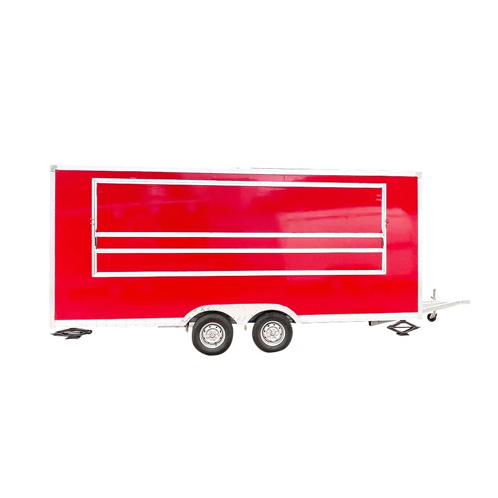 Usa Standard Mobile Food Truck With Full Kitchen Concession Food Trailer Hot Dog Coffe Ice Cream Cart