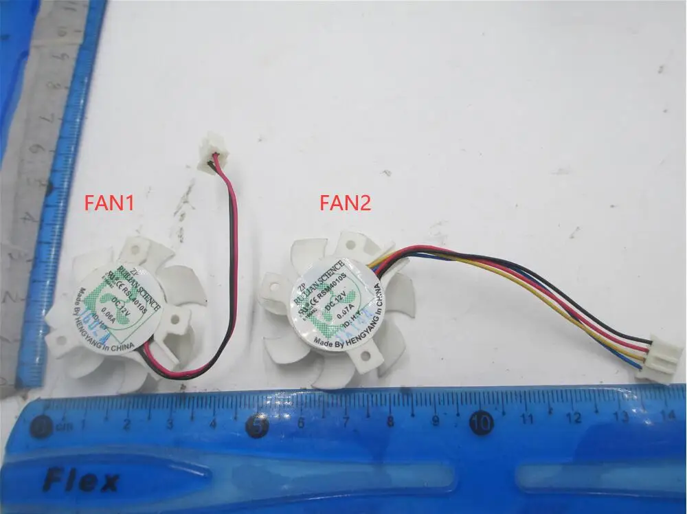 

NEW FAN FOR 26X26X20MM RSM4010S 12V 0.07A 4-pin RSL4010S 12V 0.06A 2PIN Lenovo Y470 G405 G605 512M Display Card Fan