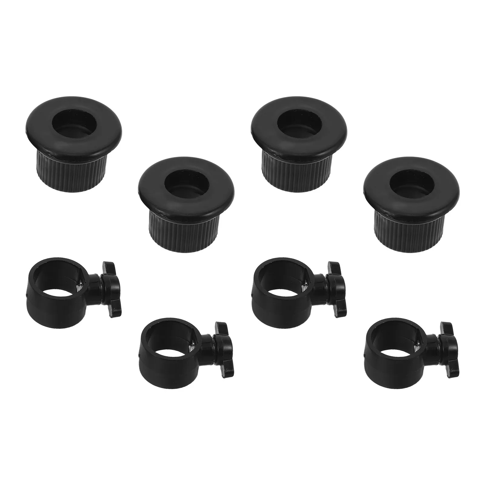 

4Pcs Plastic Rotating Rack Accessory Threaded Adjustment Knob Jewelry Display Rack Part Swivel Shelf Hardware Counter Exhibition