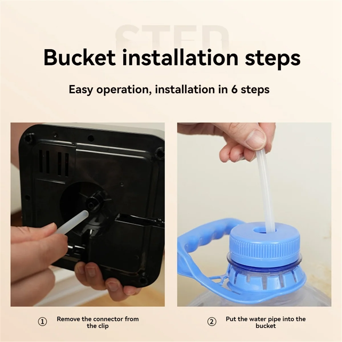 

Countertop Portable Electric Water Bottle Pump Type-C Rechargeable Desktop Water Dispenser for Home