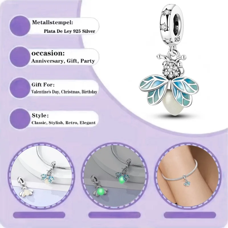 

Подвеска из серебра 925 пробы в виде летучей мыши для создания женских украшений своими руками