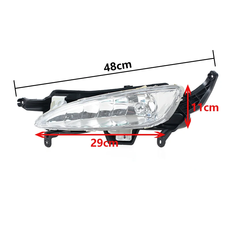 Luz antiniebla del parachoques delantero del coche para KIA Optima 2010 2011 2012 2013 luz antiniebla luz del conductor DRL92201-4M000 92202-4M000 estilo del coche