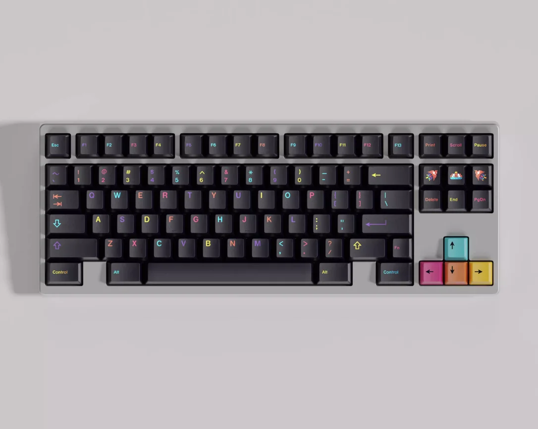 GMK-teclas Underground world, teclas PBT, perfil de cereza, DYE-SUB personalizado para teclado mecánico, 165 teclas