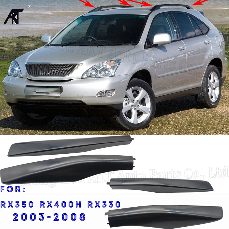 

Крыша багажника на крышу, наконечник крыши для: Lexus RX350, RX400h, RX330,2003-2008, 4 шт./партия