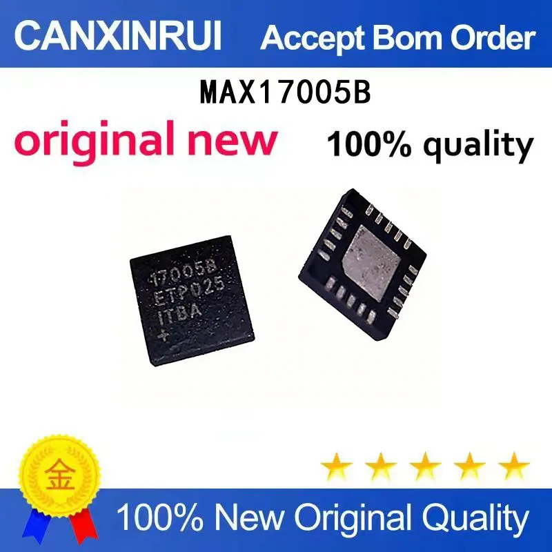 

(5-100 Pieces) New stock MAX17005BETP MAX17005B 17005B QFN