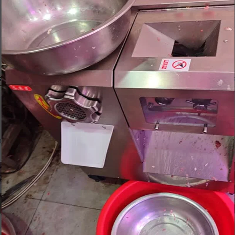 Commercial Meat Grinder Meat Minder Table-type Meat Grinder Sausage Stuffing Machine Chicken Mincing Frame Integrated Machine