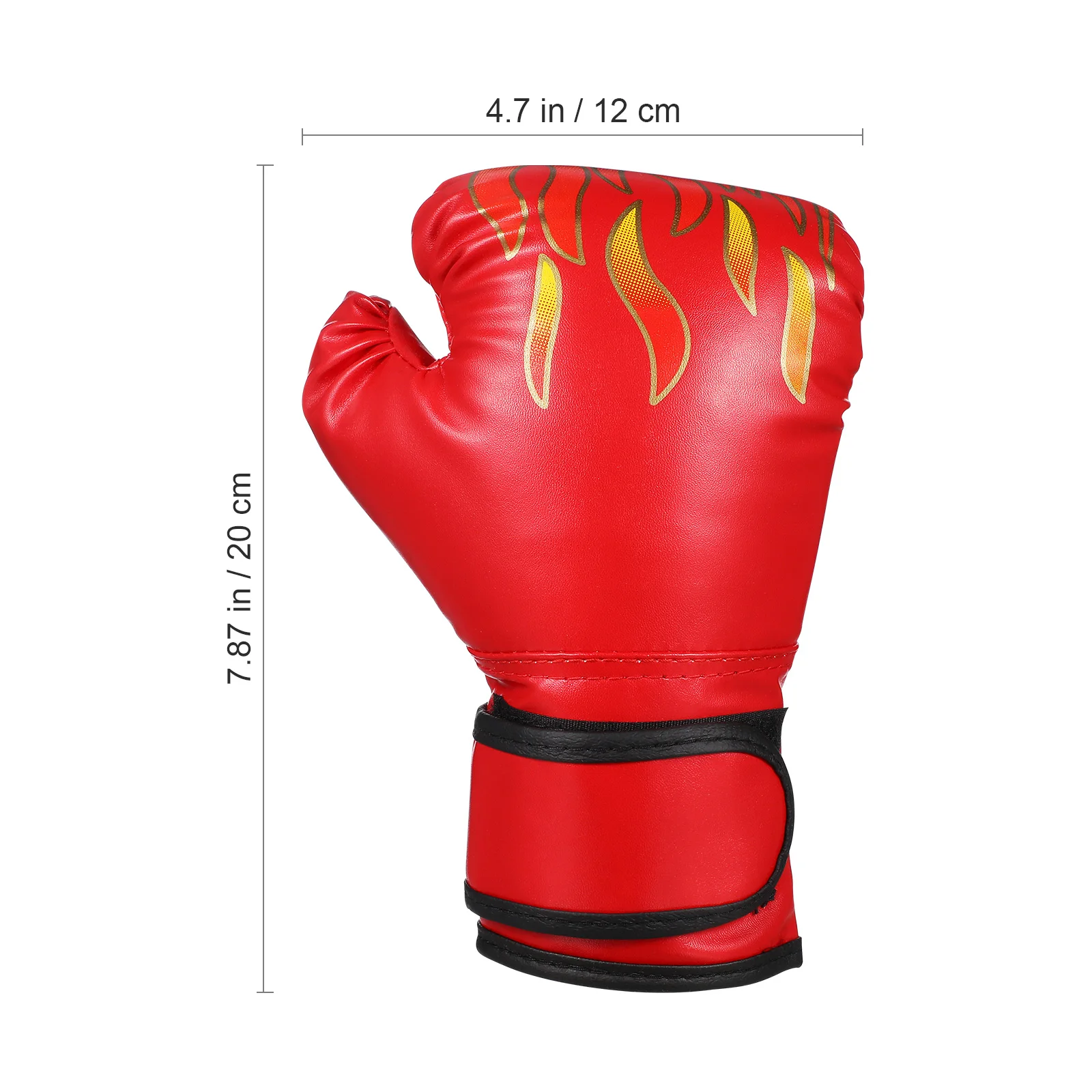 

1 Pair Boxing Gloves Kickboxing Comfortable Sparring Training Thai Glove Durable Pu Sponge Lightweight Portable