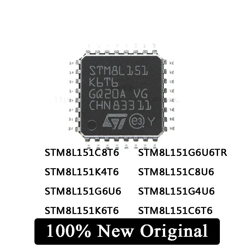 

100% neues original stm8l151k4t6 stm8l151c8t6 stm8l151g6u6 k6t6 stm8l151g6u6tr c8u6 g4u6 c6t6 stm8l151 LQFP-32 ic chip auf Lager