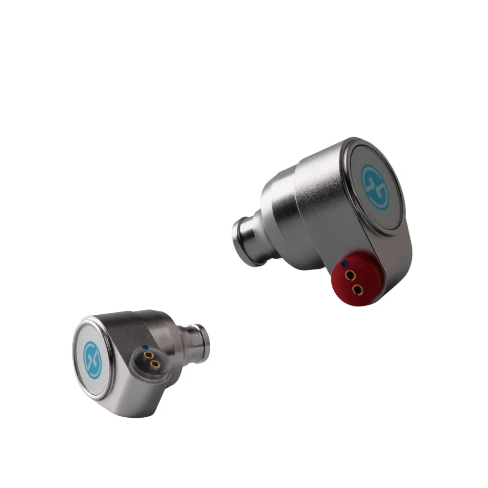 

TINHIFI T2 DLC Earphone Dual Dynamic Earbuds Strong Rhythm Metal Earphones Silver Interchangeable Cable