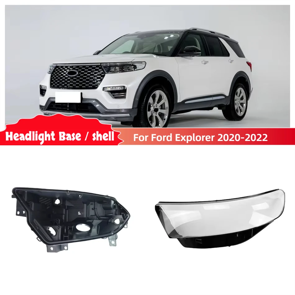 

Для Ford Explorer 2020 2021 2022, автомобильные аксессуары, основание фары, корпус, аксессуары для фар, крышка фары