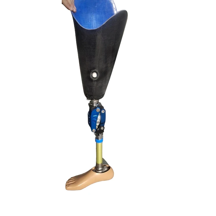 High quality four axis hydraulic prosthetic knee joint artificial limb prosthesis leg for sale