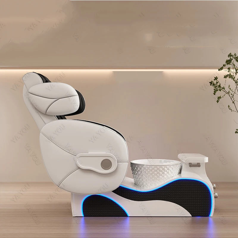 Professional Manicure Pedicure Chair Luxury Foot Bath Chair Pedicure Spa Massager Piso De Podologia Salon Furniture MQ50XZ