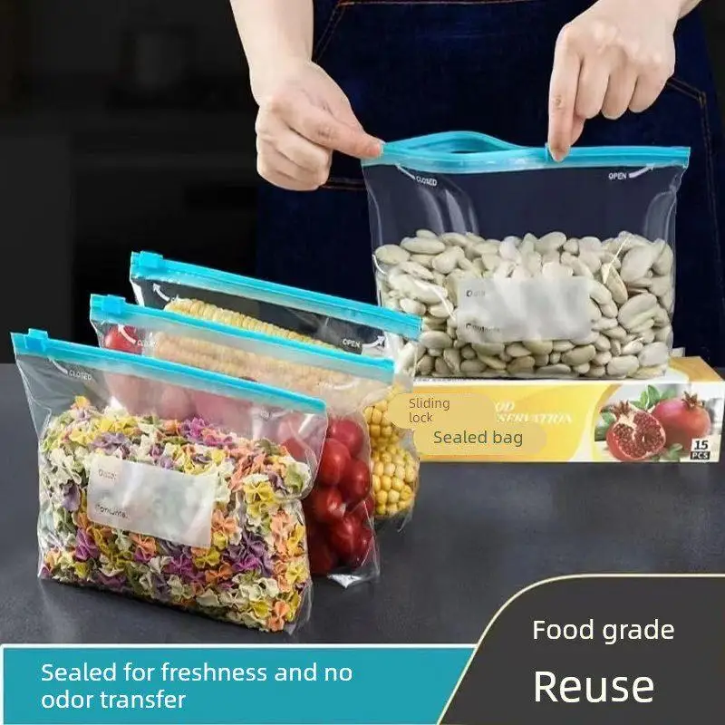 食品グレードのバイオバッグ-密封スライドロック式-標本保存バッグ-病理標本容器-軽量ポータブルクーラーバッグ