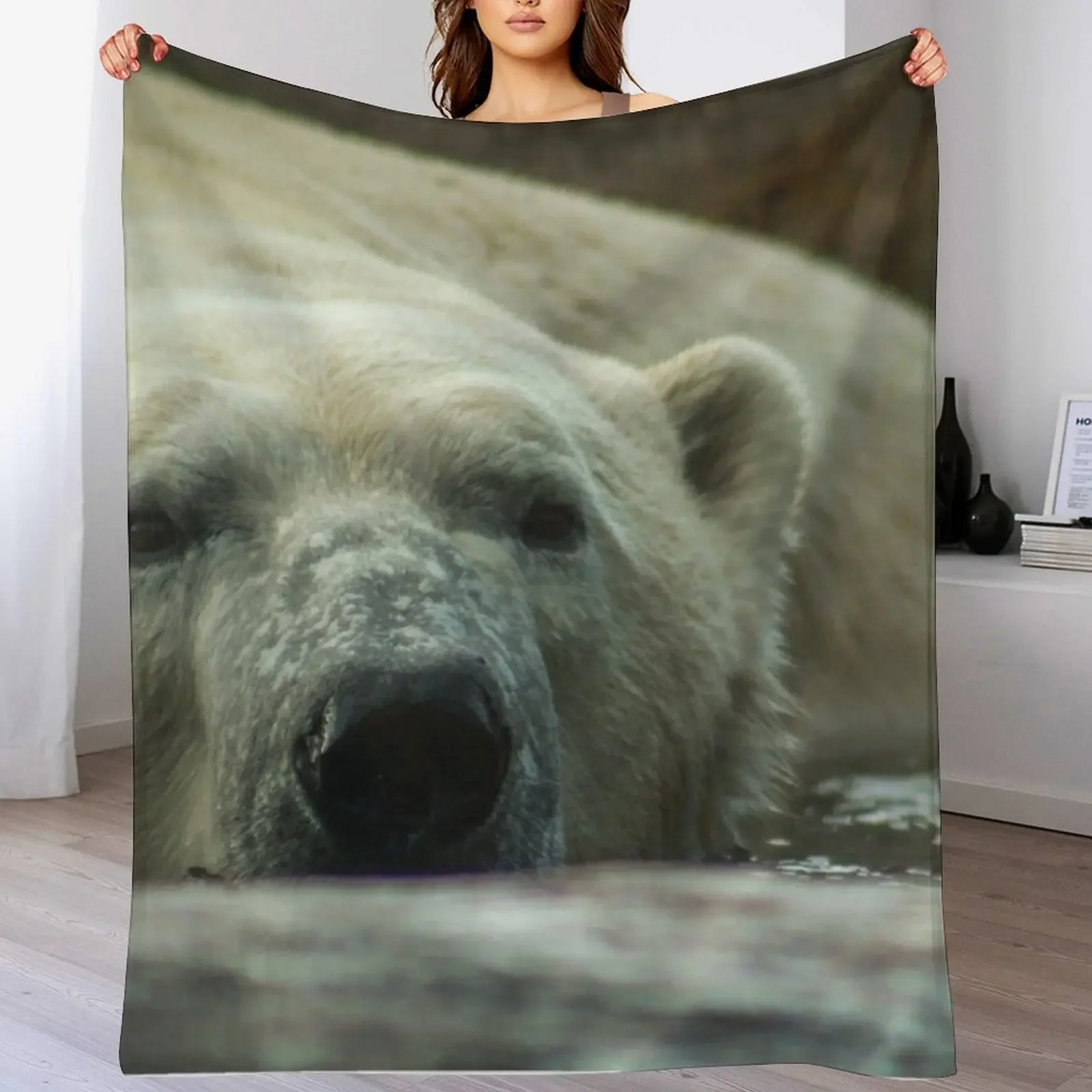 

H0104 Polar Bear Throw Blanket Bed Fashionable Summer Baby bed plaid Blankets