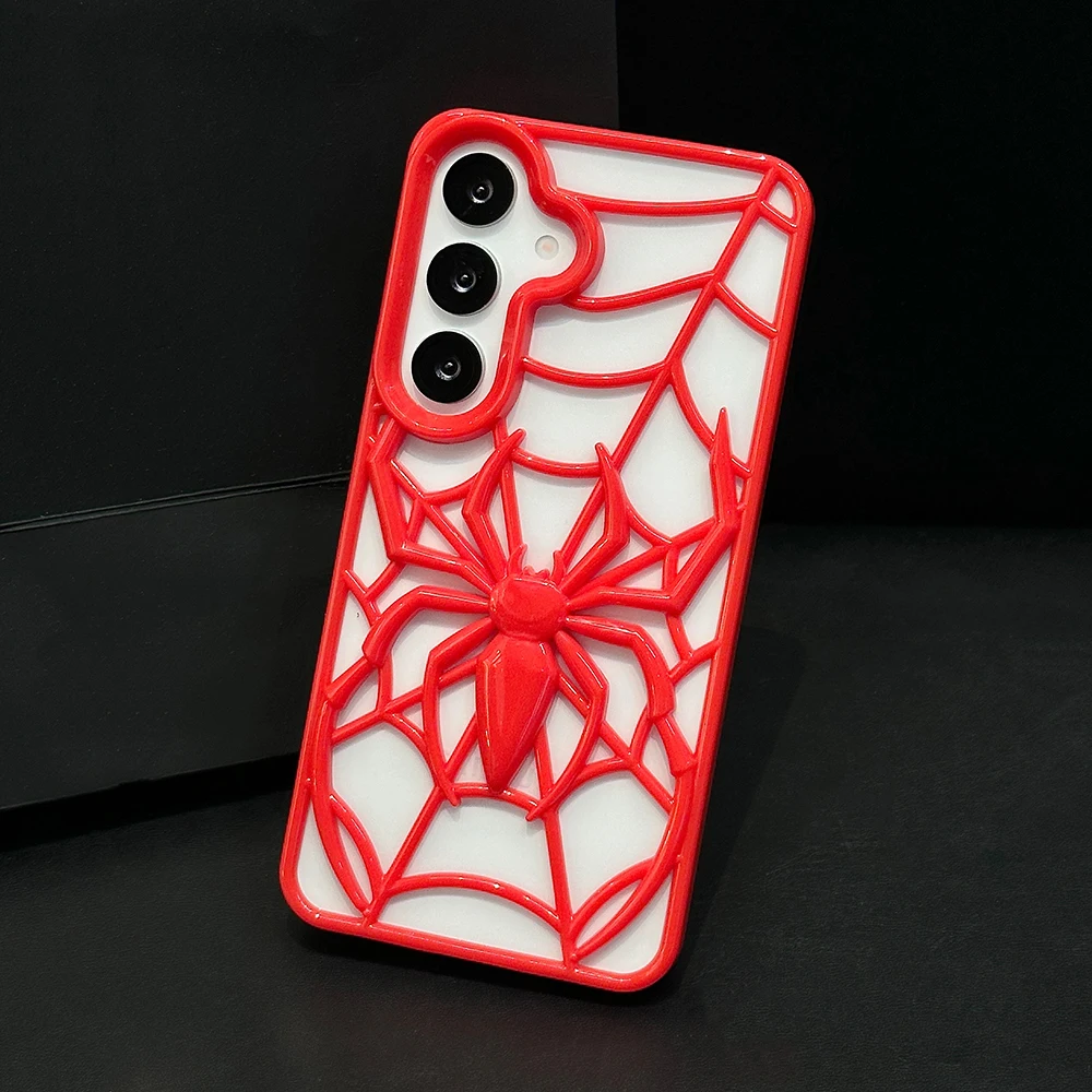 Coole 3D Spider Hollow Dissipate Heat Handyhülle für Samsung Galaxy A16 A13 A26 A36 A56 A54 A55 A06 A04 Weiche Silikonhülle – Detail 18