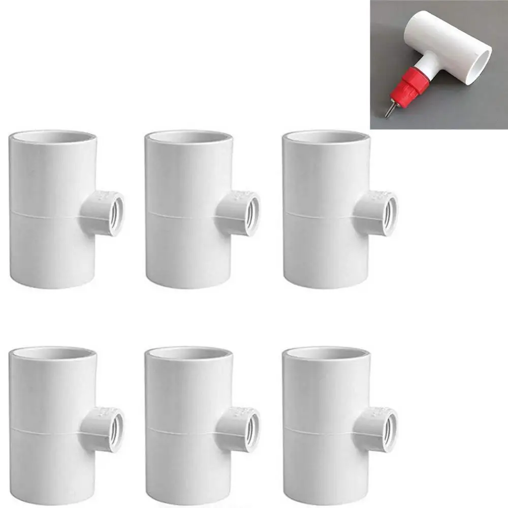 10Pcs Automatic Poultry Rabbit Watering System Three-way Tube Chicken Drink Cup