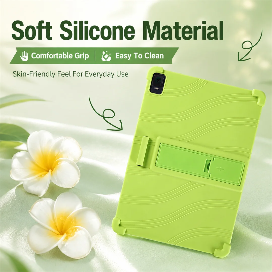 Soft Silicone Tablet Protective Case For Ugee UT1/UT1 Pro 12.2 Inch Shockproof Cover With Built In Kickstand Anti Drop Shell