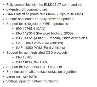 WIG-09555 Interface Development Tools OBD-II UART UART