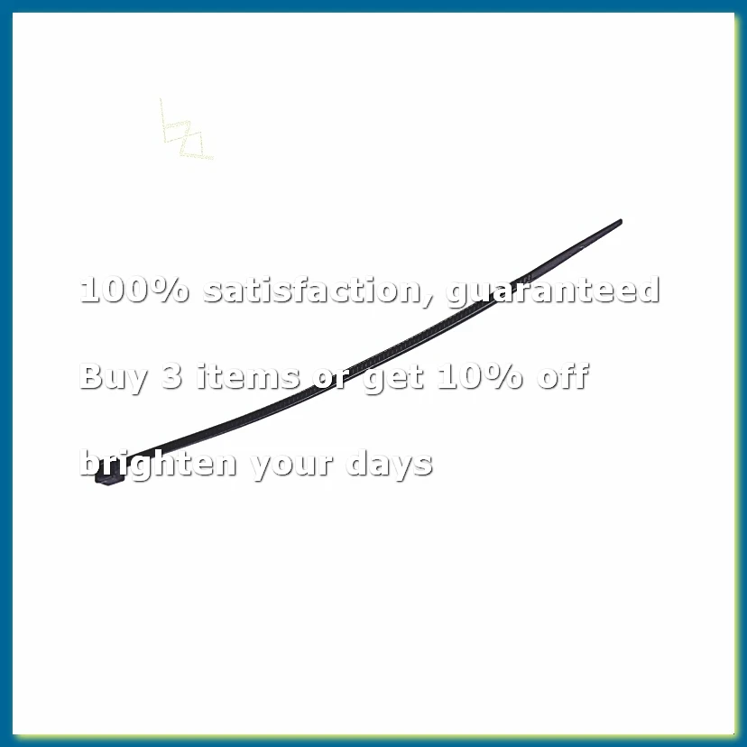 ●Cable ties INDUSTRIAL QUALITY Cable ties: 100x2.5mm Color: black Quantity: 50 pieces-ABFB