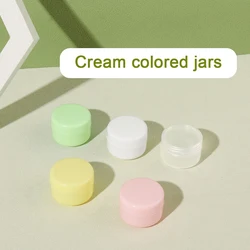 10pcs 10g Small Round Leak Proof Cosmetic Containers Makeup Lip Scrub Sample Jars with Lids