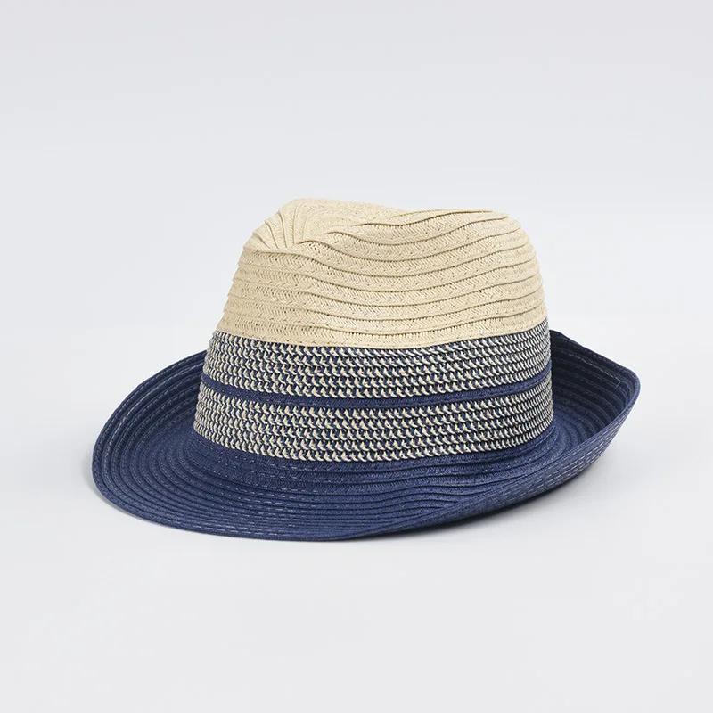 Vintage Short Brimmed Hat for Men and Women with Rolled Up Edge, British Style Casual Hat for Sun Protection