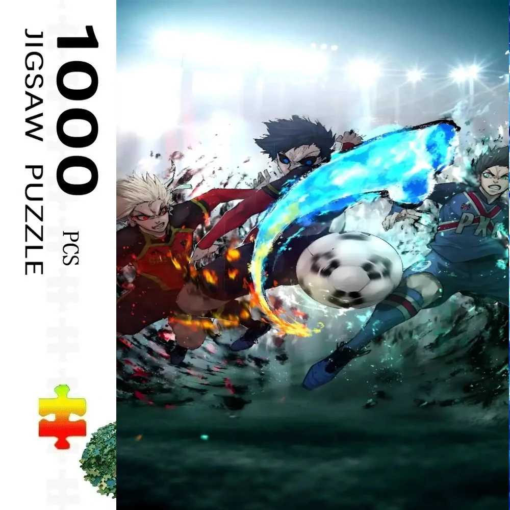 

Пазлы для взрослых (500/1000 деталей) в японском классическом стиле BLUE LOCK – для взрослых и всей семьи – сложные крупные детали, портативные