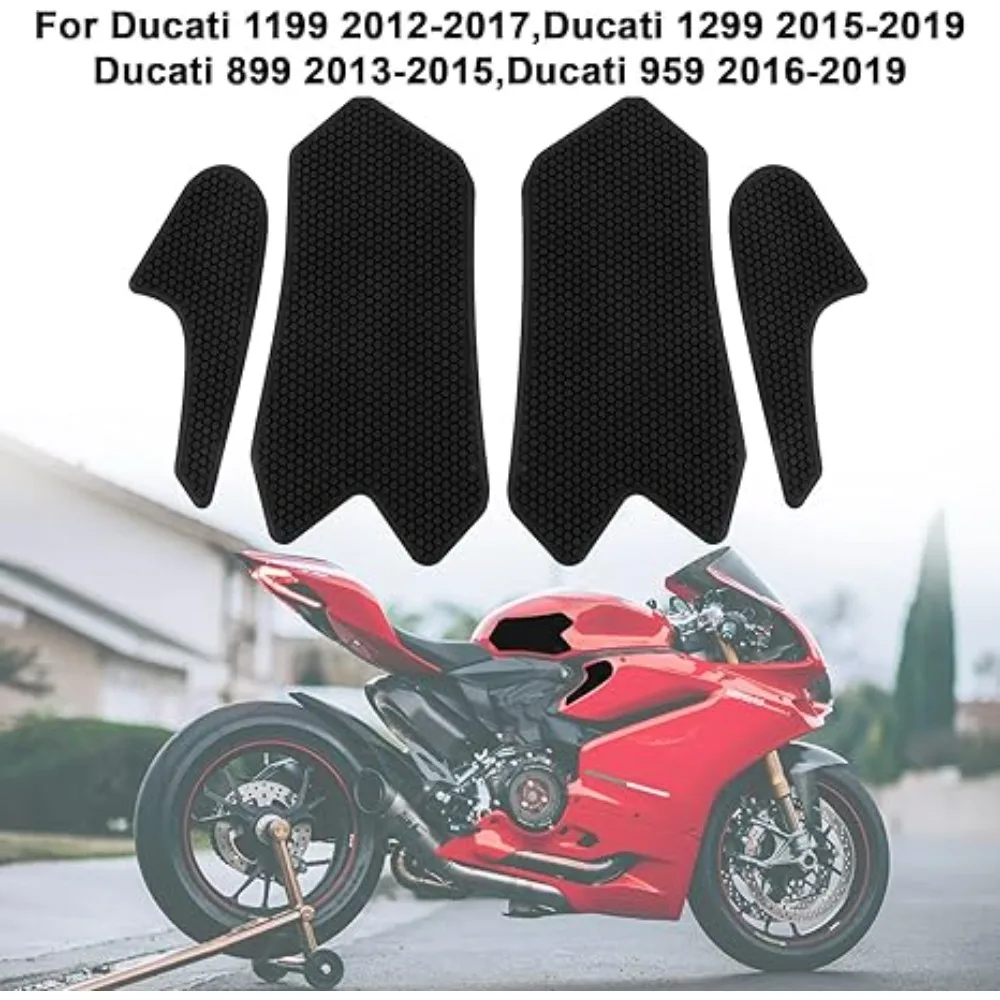 Motorcycle Anti-Heated Gas Tank Side Grip Traction Knee Protector Sticker for DUCATI Panigale 899 2013-2015 959 1199 1299