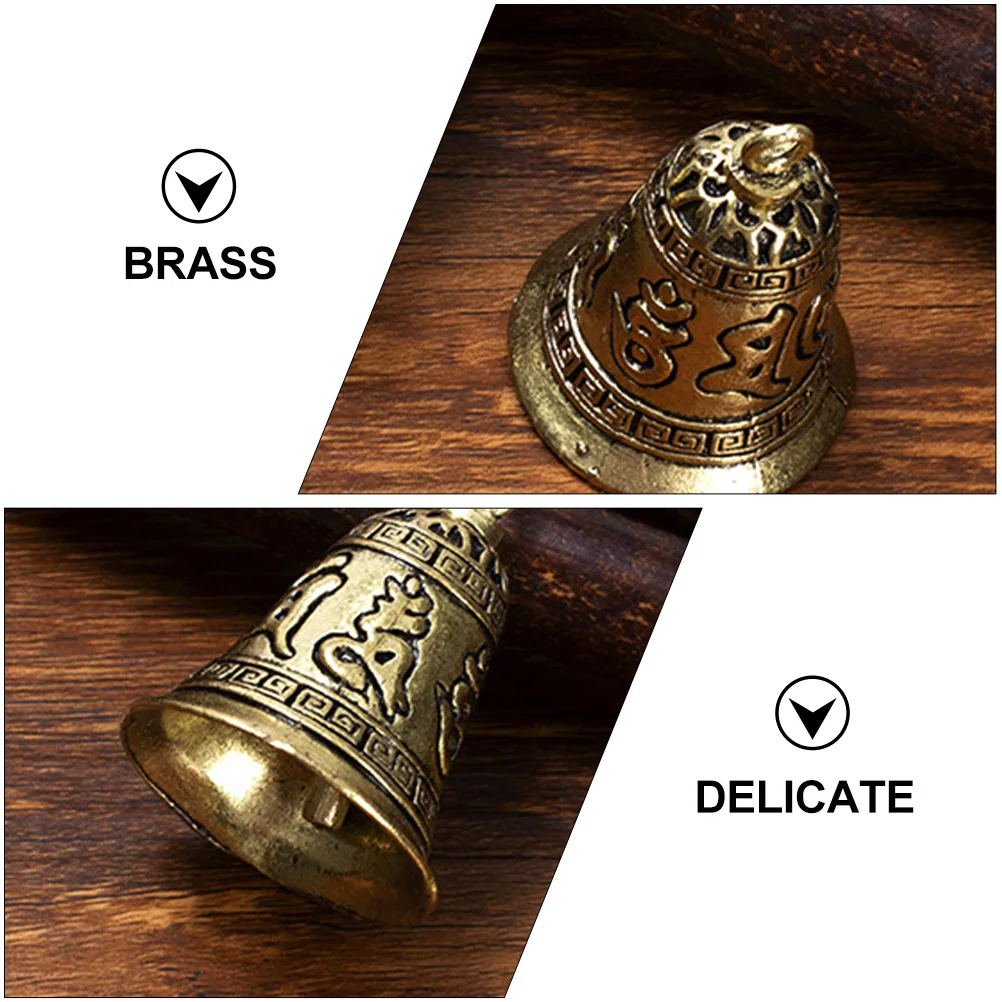 

3pcs Bell Pendant Vintage Hanging Decor DIY Decor Hanging Charm Craft nament Bag Embellishment Jewelry Accessories