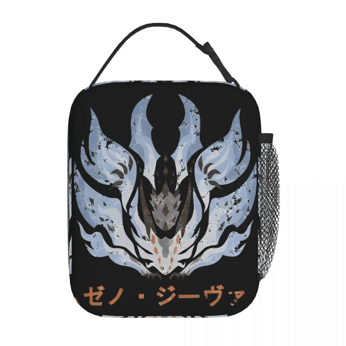 

Monster Hunter Vedio Game Product Insulated Lunch Bag For Office Food Storage Bag Portable Thermal Cooler Lunch Box