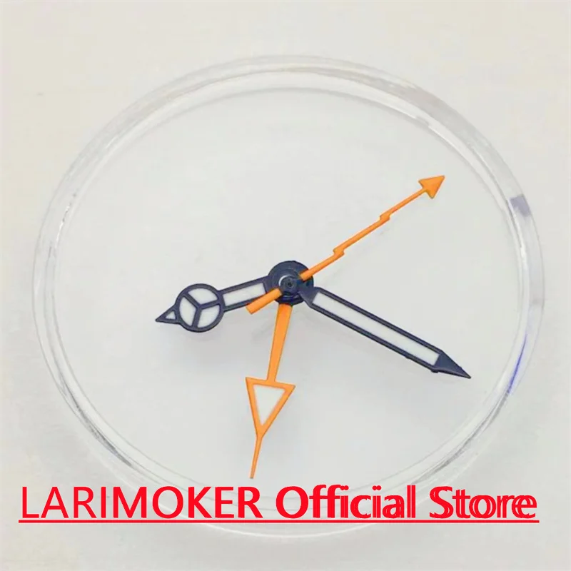 LARIMOKER Hands Jewel Watches Fit NH34 (GMT) DG3408 (GMT) Movement Green