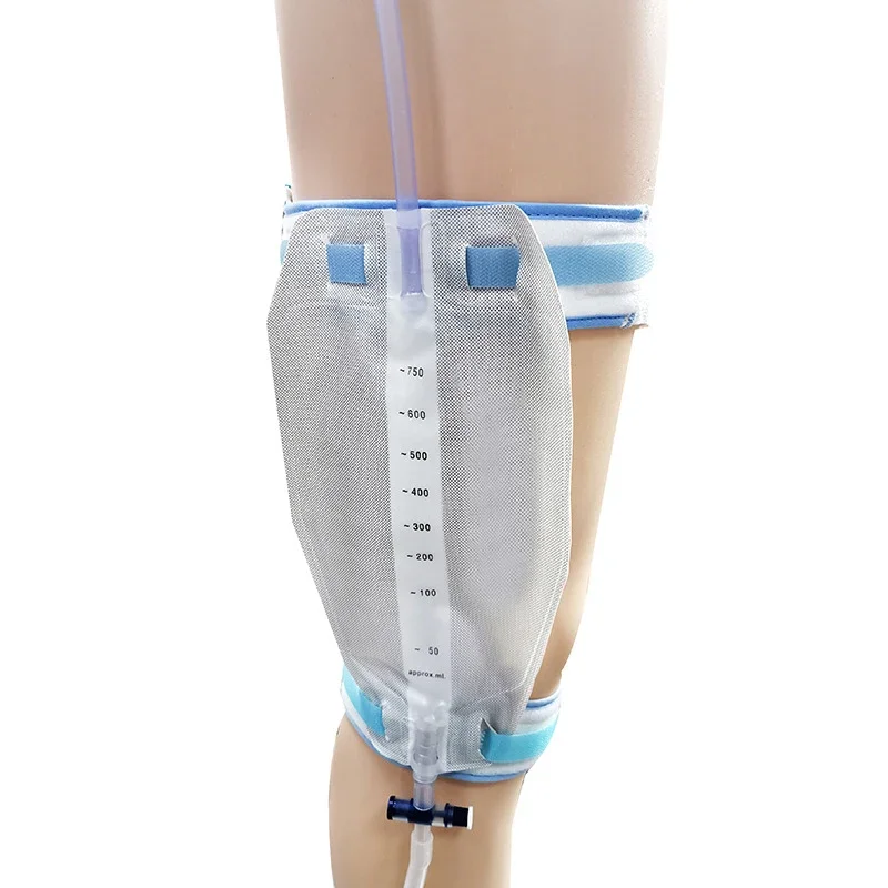 1PCS 안정적인 카테터 고정 장치 편안한 탄성 외부 내구성 소변 가방 다리 홀더 고정 밴드 고정 스트랩 고정 장치