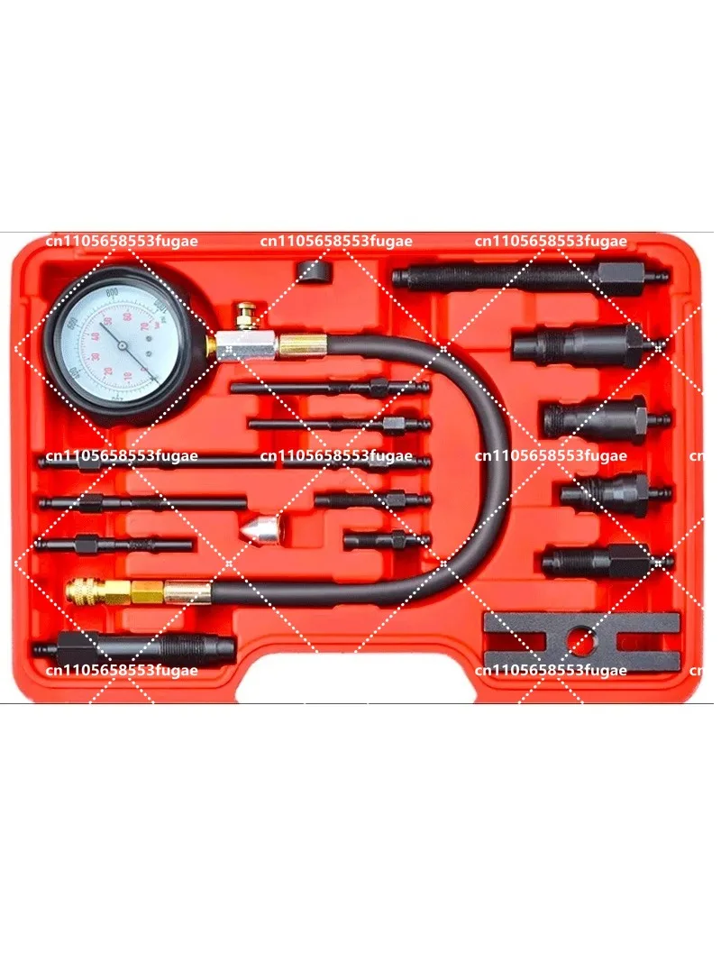 

TU15B Professional Diesel Engine Compression Tester Tool Kit Full Range Cylinder Gauge Pressure Detection Test Set