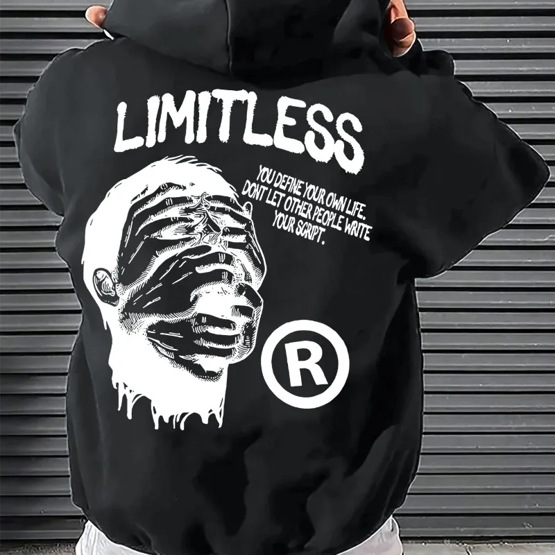 الهيب هوب الأمريكي الرجعية الرجال أزياء الشارع الاتجاه طباعة الخريف والشتاء زوجين عارضة جديدة أزياء الشارع الشهير