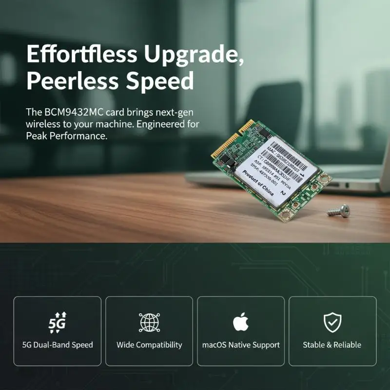 Беспроводная сетевая карта PCI-E Wireless-N WLAN BCM94322MC, высокоскоростной сетевой адаптер Wi-Fi 300 Мбит/с для обновления ноутбуков 6930, 2530, 2730P