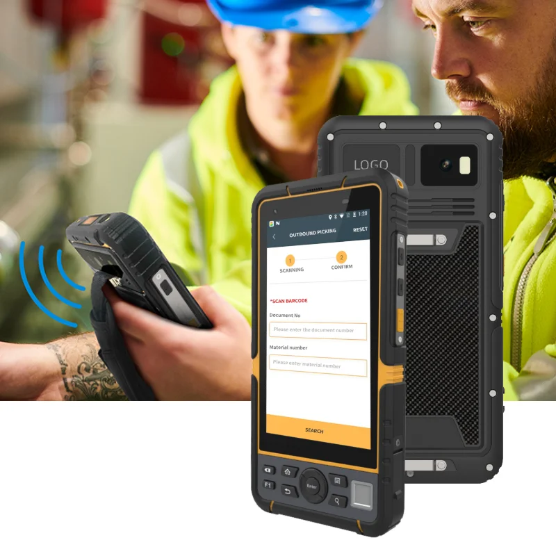 

OEM T60 Industrial Rugged Android Tablet PC Computer Scanner Handheld PDA Portable Barcode QR Code Reader Wifi NFC Octa Stock