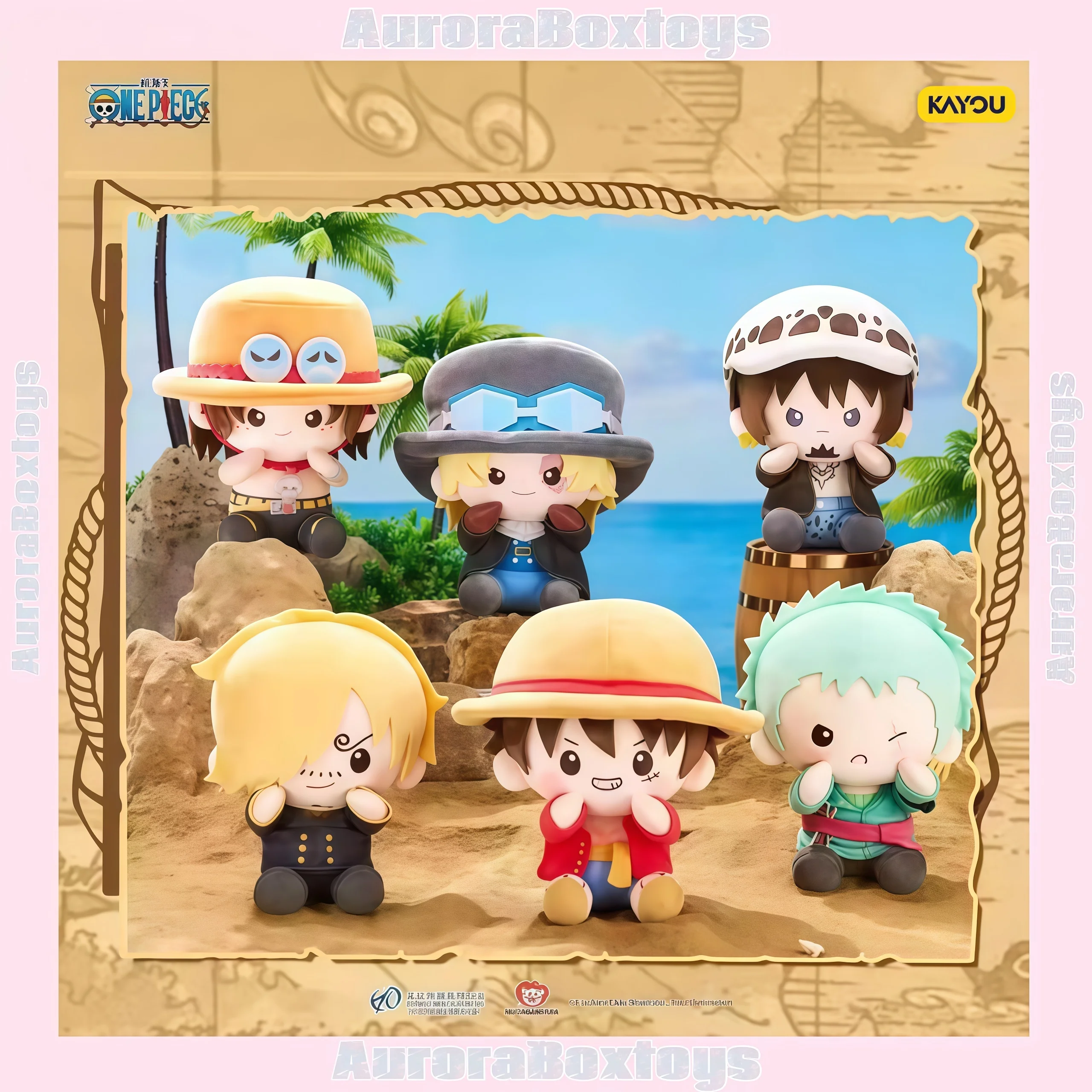 KAYOU - Figuras Originales de One Piece, Tres Hermanas, Personajes de Anime, Luffy, Ace, Roronoa, Juguetes, Adornos, Decoraciones