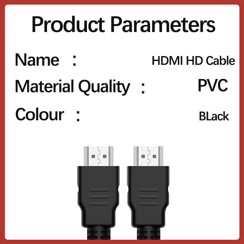 HDMI-compatible Cable High-definition Adapter Cable Computer Monitor Connecting Cable Conversion Cable for laptops TV projectors