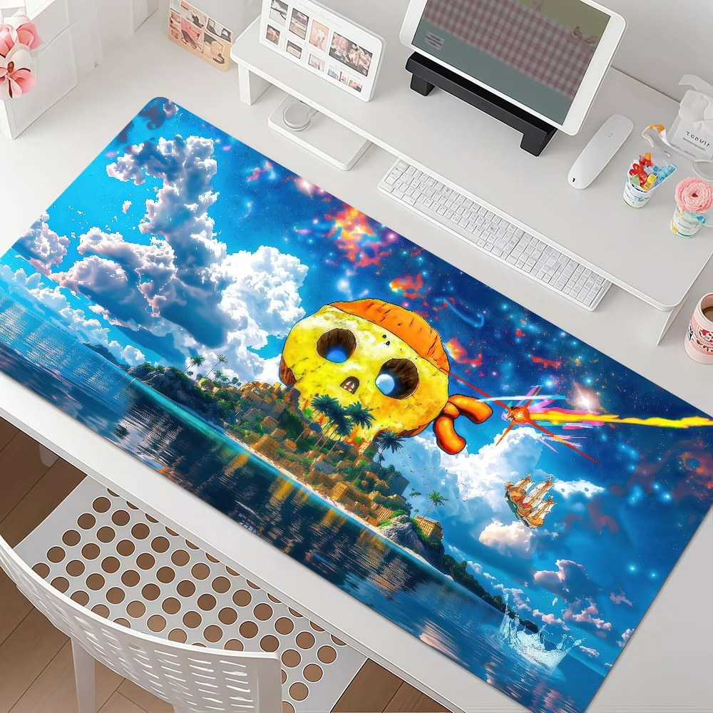 Anime O-One P-Piece Mouse Pad Anti Slip Rubber Edge Locked Thickened Laptop Gaming Desk Mat