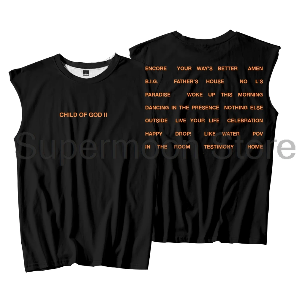 Forrest Frank Child Of God II Tracklist Tank Tops Unisex Sleeveless Streetwear Vest Women Men Outdoor Sportwear Tops