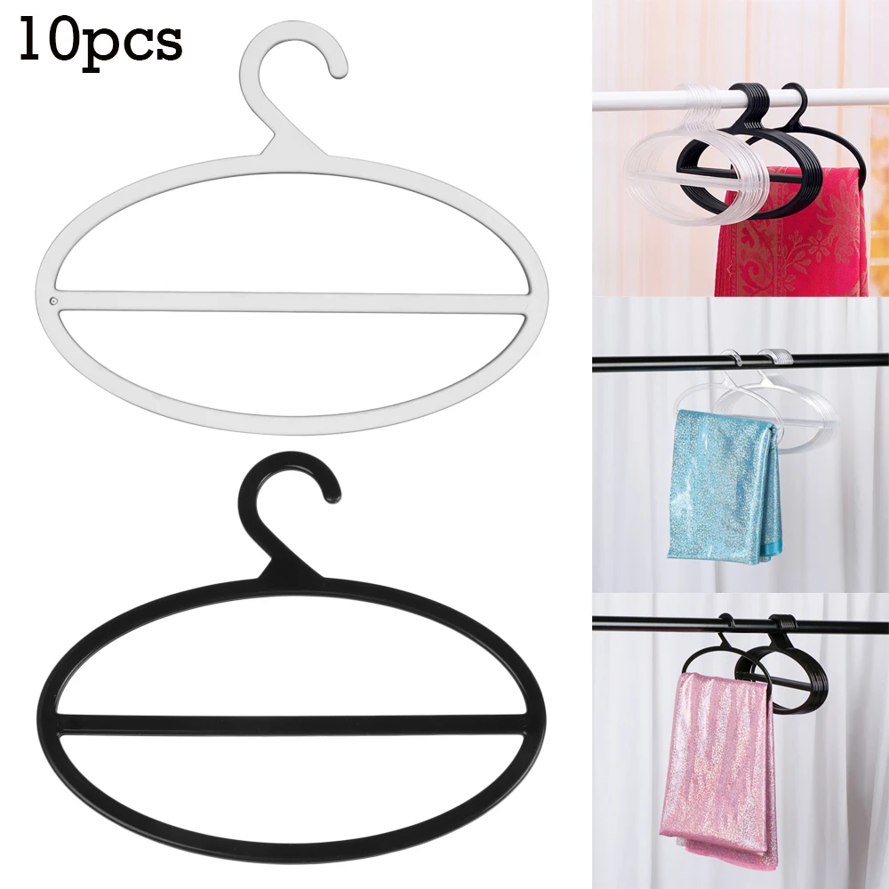 Multi Purpose Plastic Circle Scarf Hanger Tie Clothes Rack Storage Racks Closet Organizer Portable Space Saving