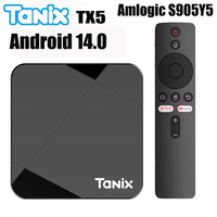 Tanix TX5 Android 14 TV Box Amlogic S905Y5 2.4G 5G Wifi BT