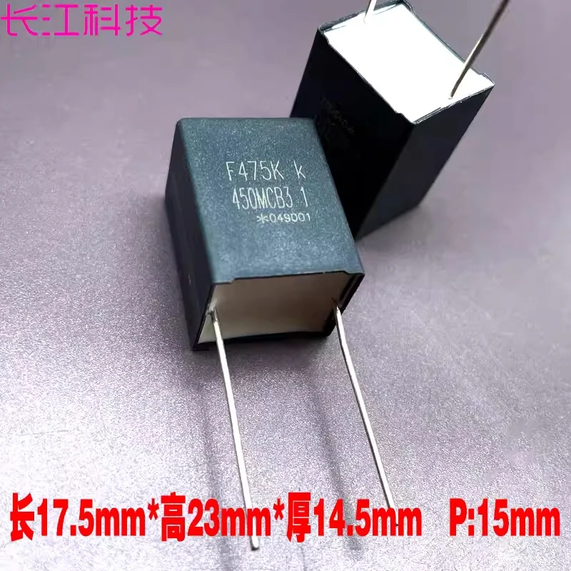 

Пленочный конденсатор безопасности SCC F MKP 475 4.7uf 4u7 450v 400v 2W заменяет Farad