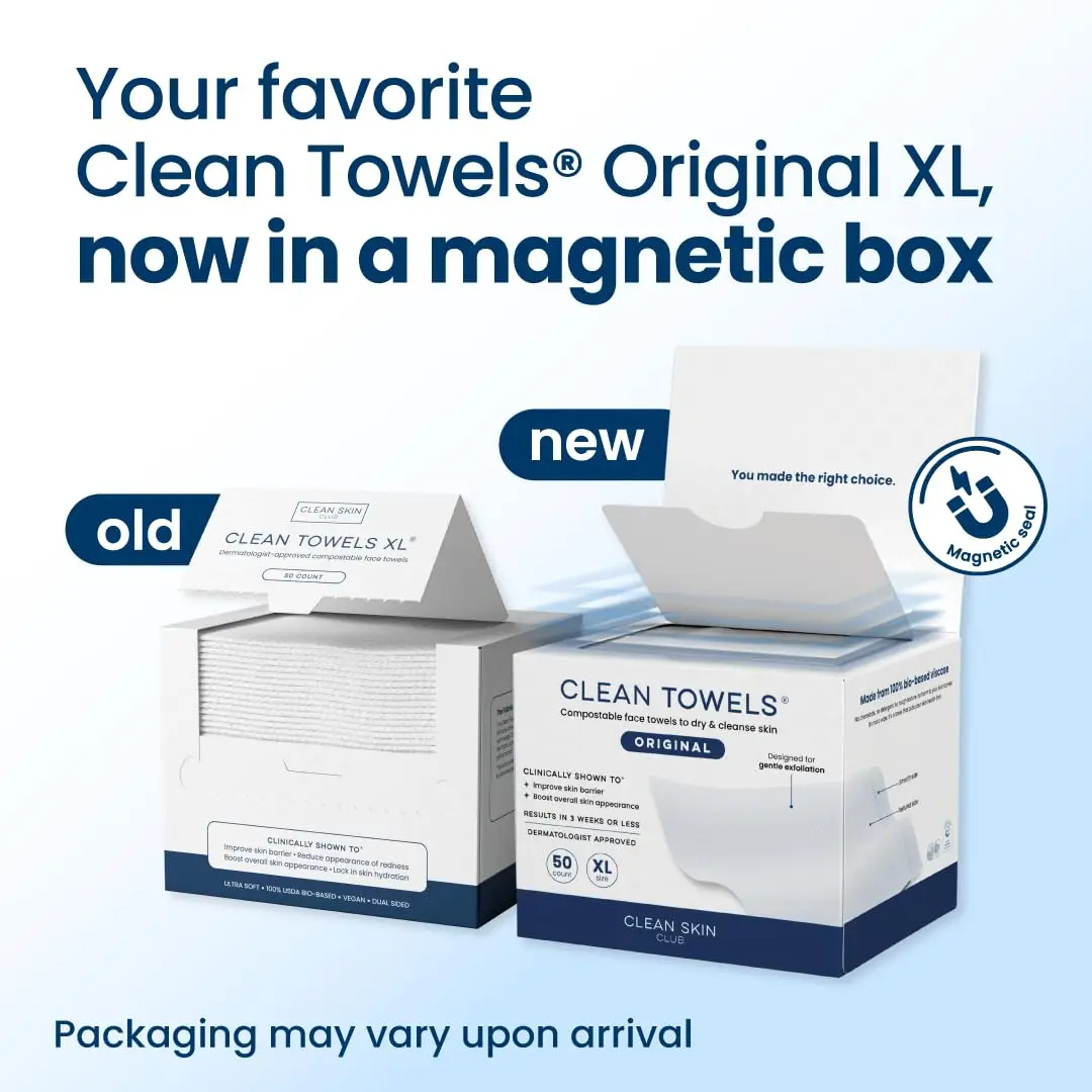 Disposable Face Towels XL, 100% USDA Biobased, Eczema Accepted, Ultra Soft Makeup Remover Wipes, 200 Count Total